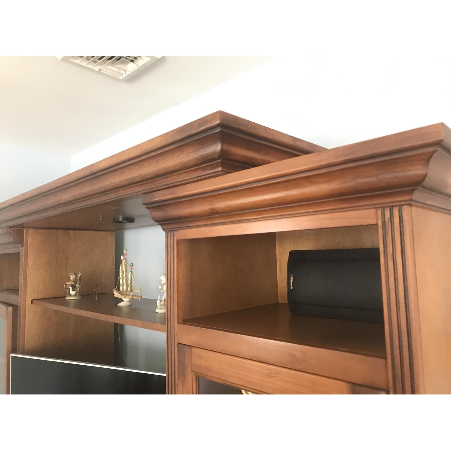 Cherry Wood Entertainment Center - image-2