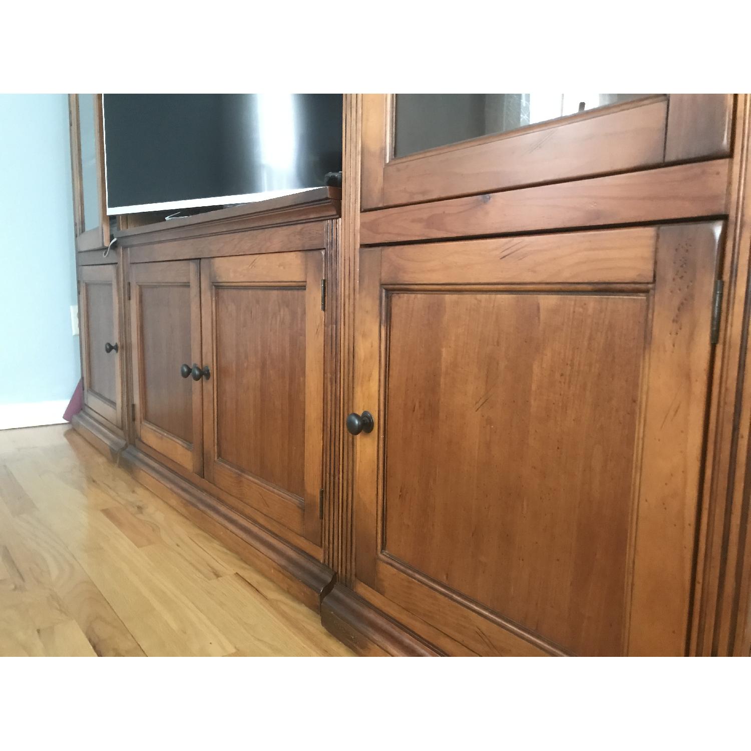 Cherry Wood Entertainment Center - image-3