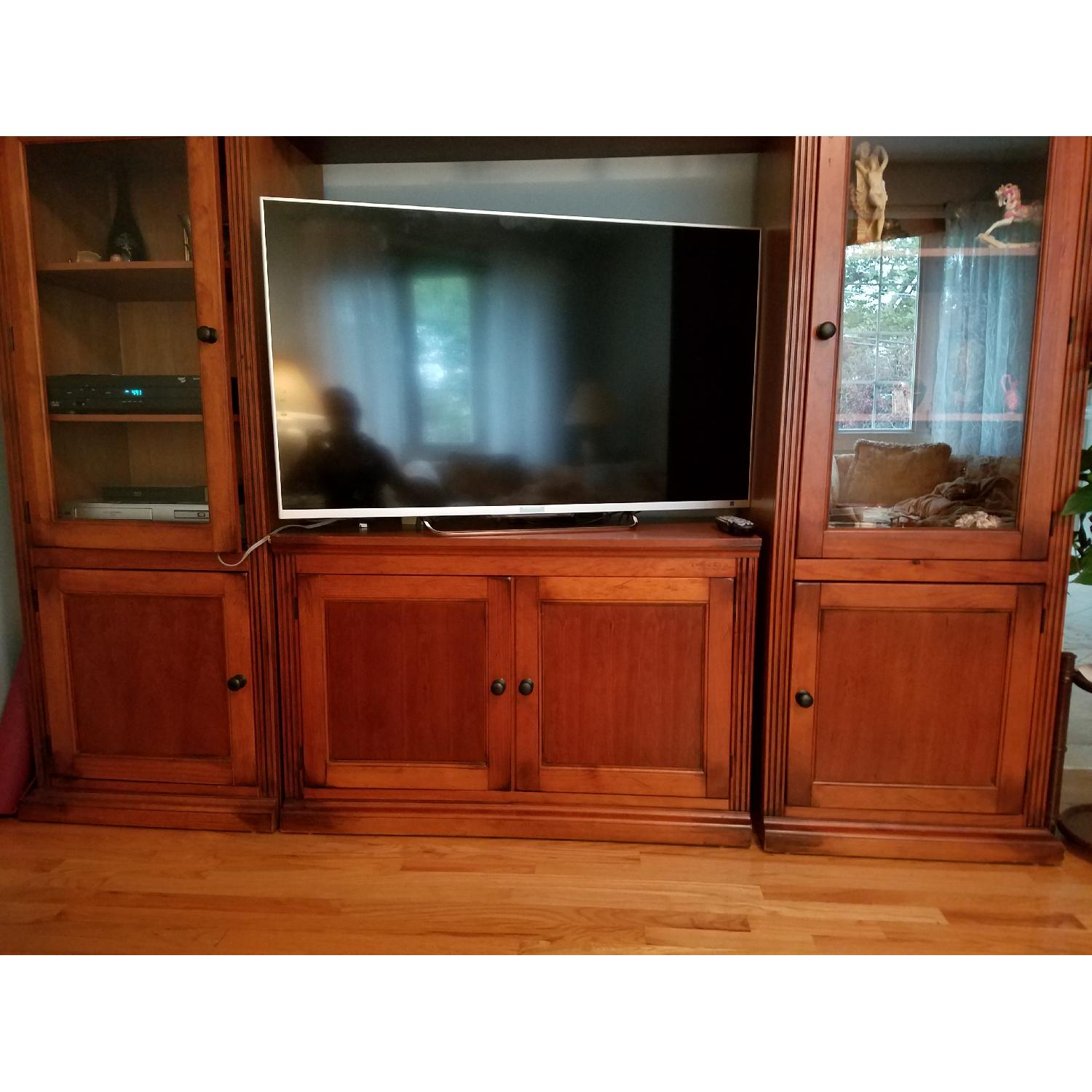 Cherry Wood Entertainment Center - image-6