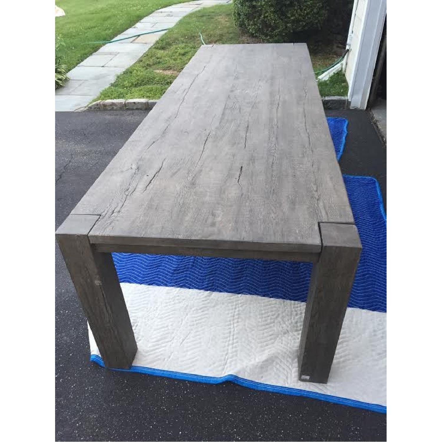 Restoration Hardware Russian Oak Parsons Table - image-5