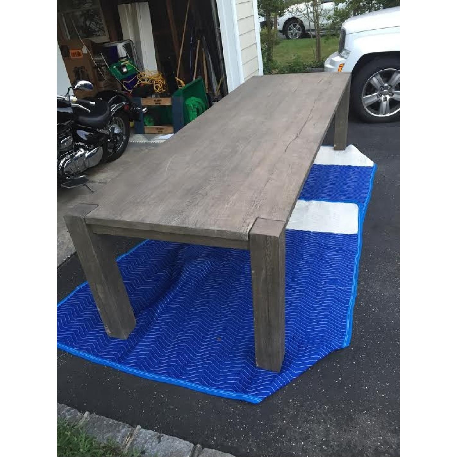 Restoration Hardware Russian Oak Parsons Table - image-6
