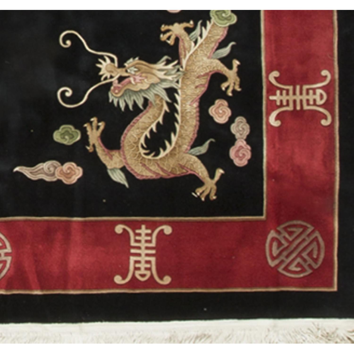 Antique China Rug in Multi - image-2