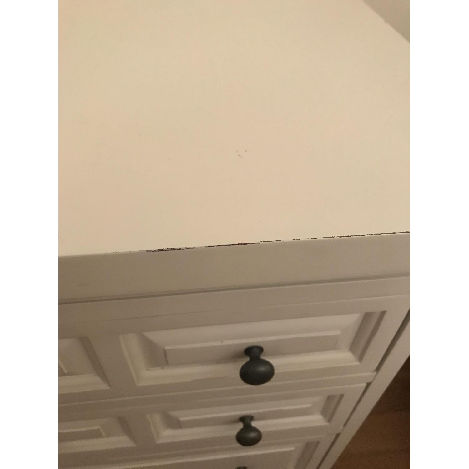 Pier 1 Ashworth Antique White Bedside Chest - image-2