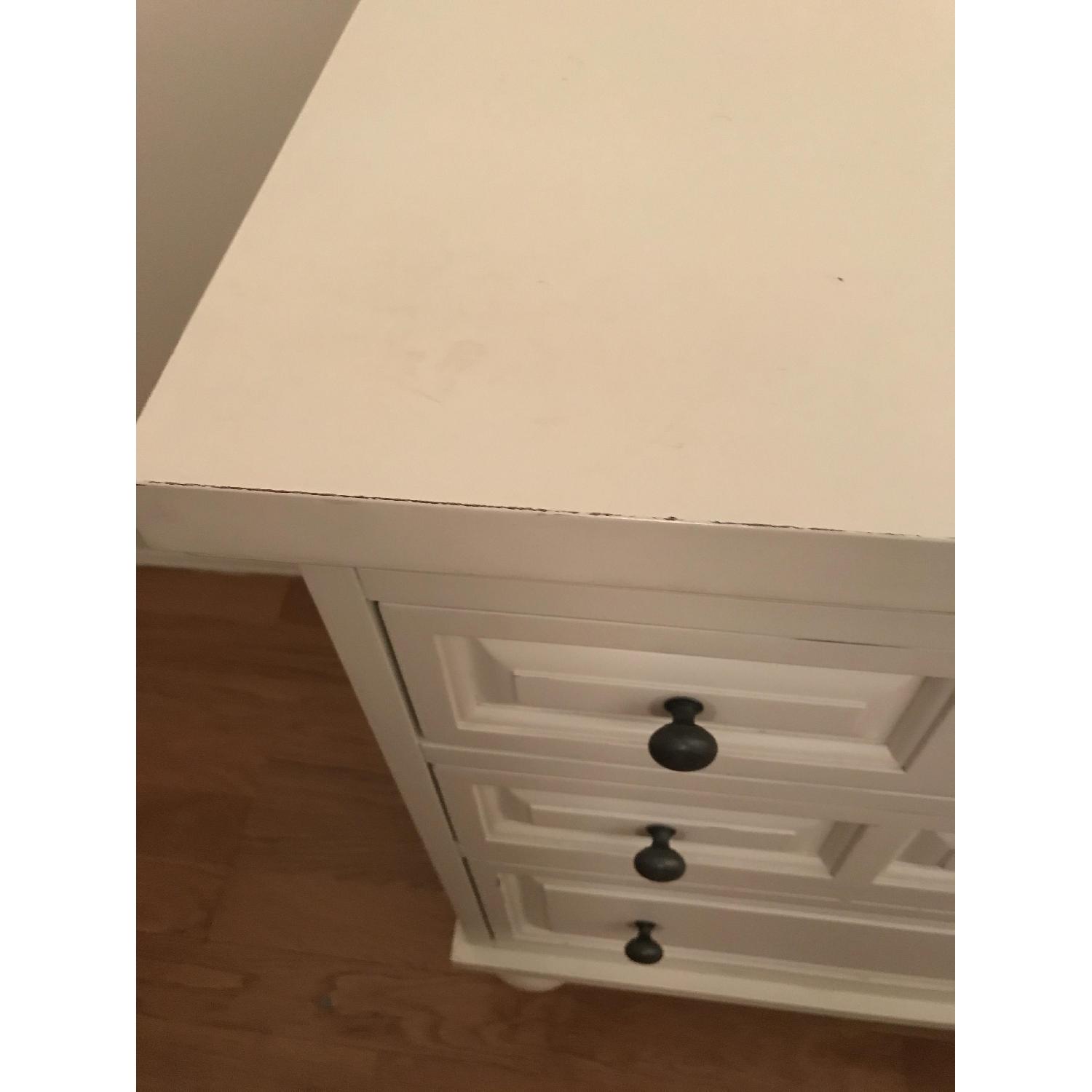 Pier 1 Ashworth Antique White Bedside Chest - image-3