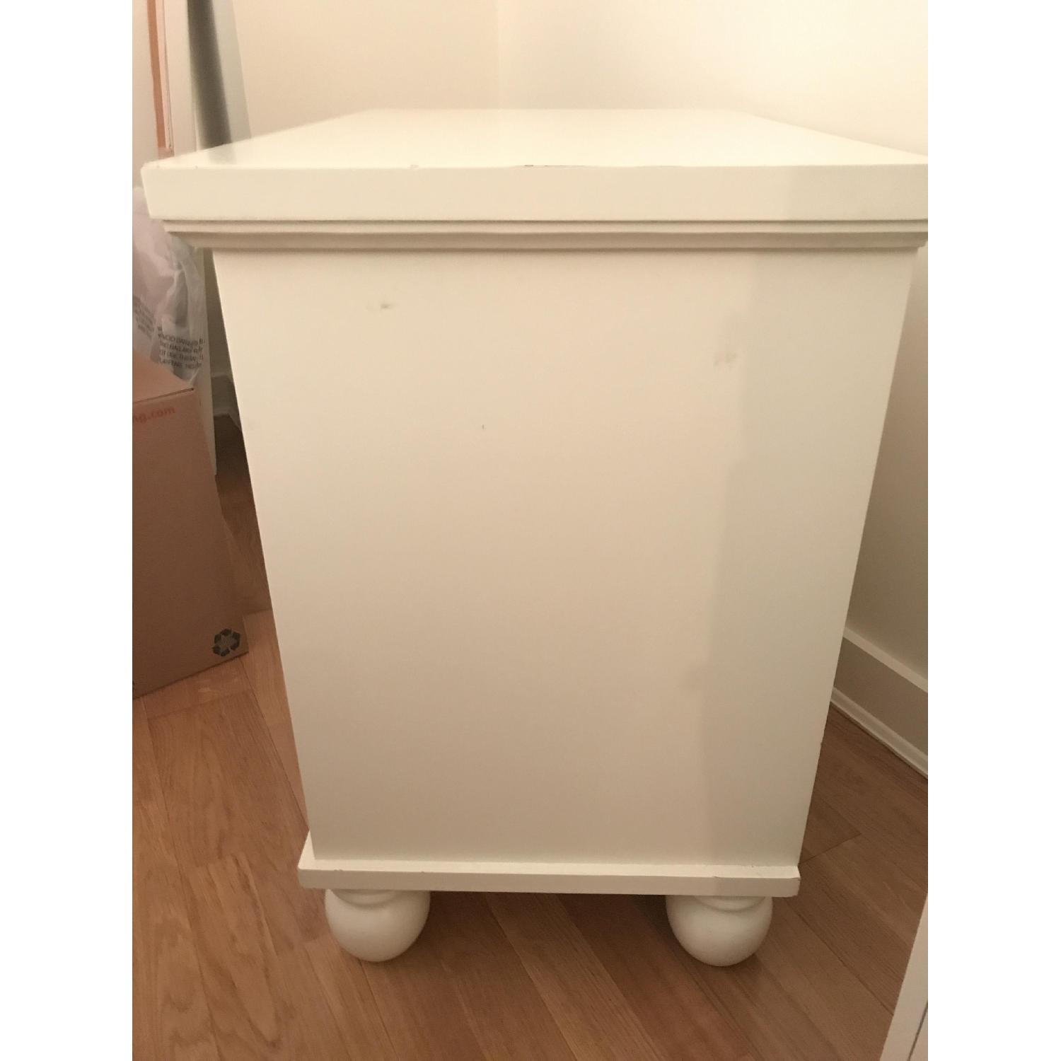 Pier 1 Ashworth Antique White Bedside Chest - image-4