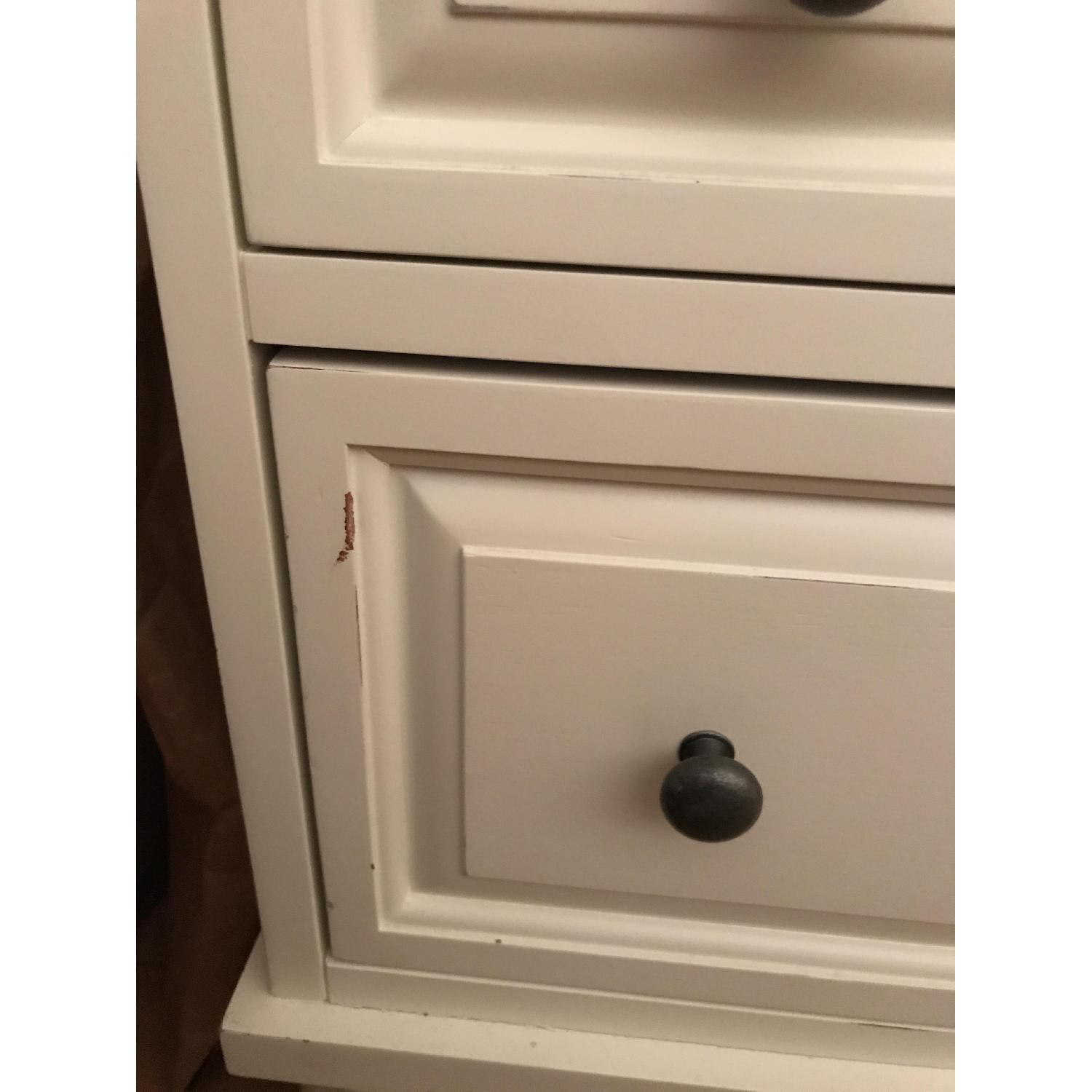Pier 1 Ashworth Antique White Bedside Chest - image-6