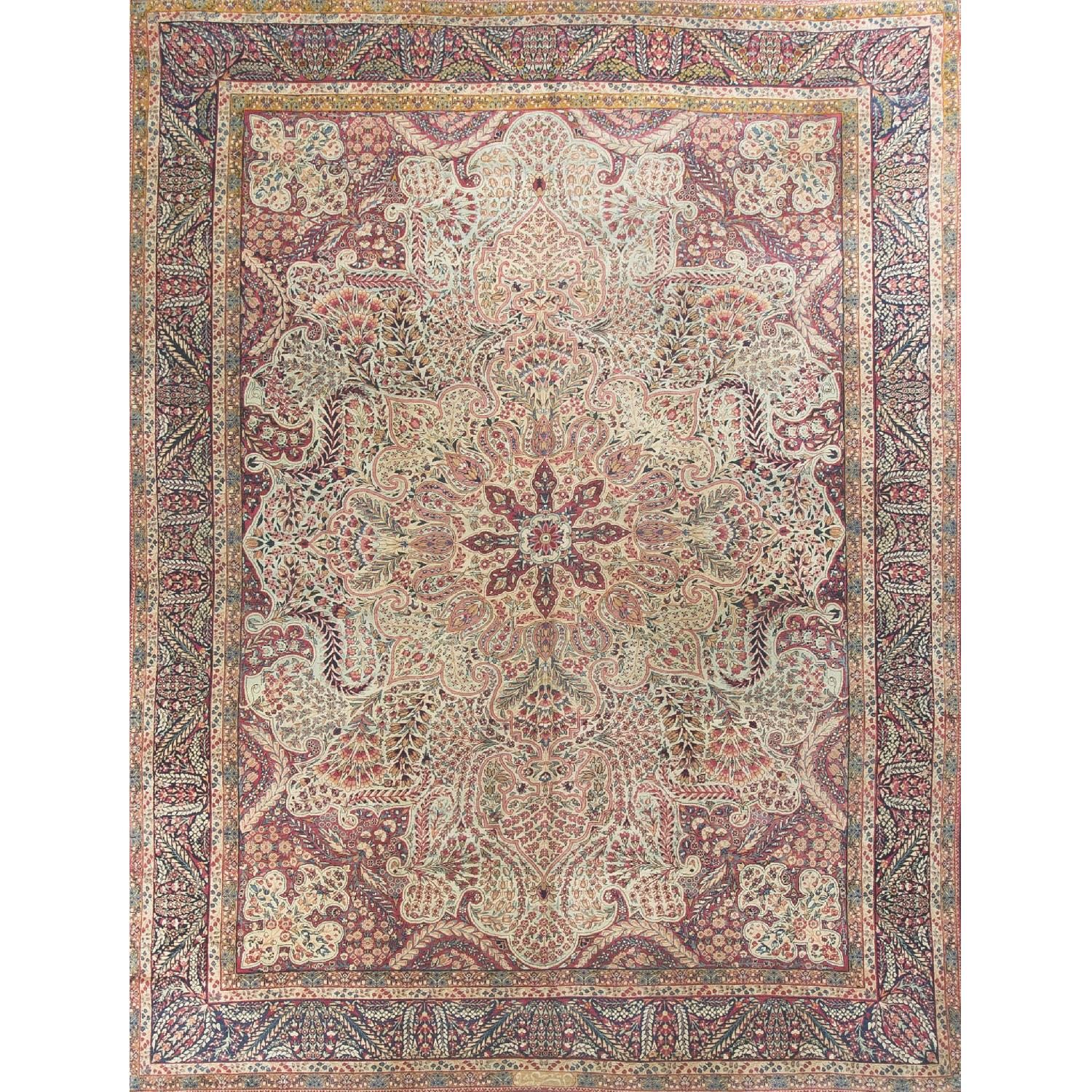 Antique Persian Kirma Rug in Multi - image-0
