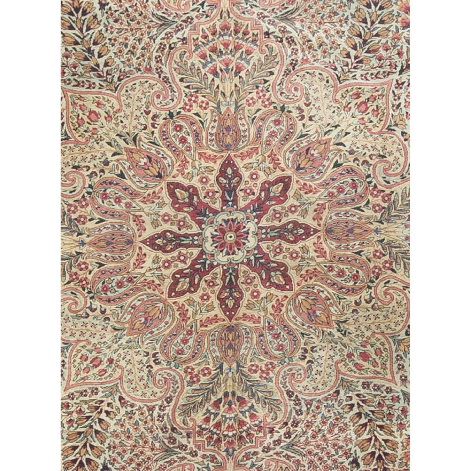 Antique Persian Kirma Rug in Multi - image-1