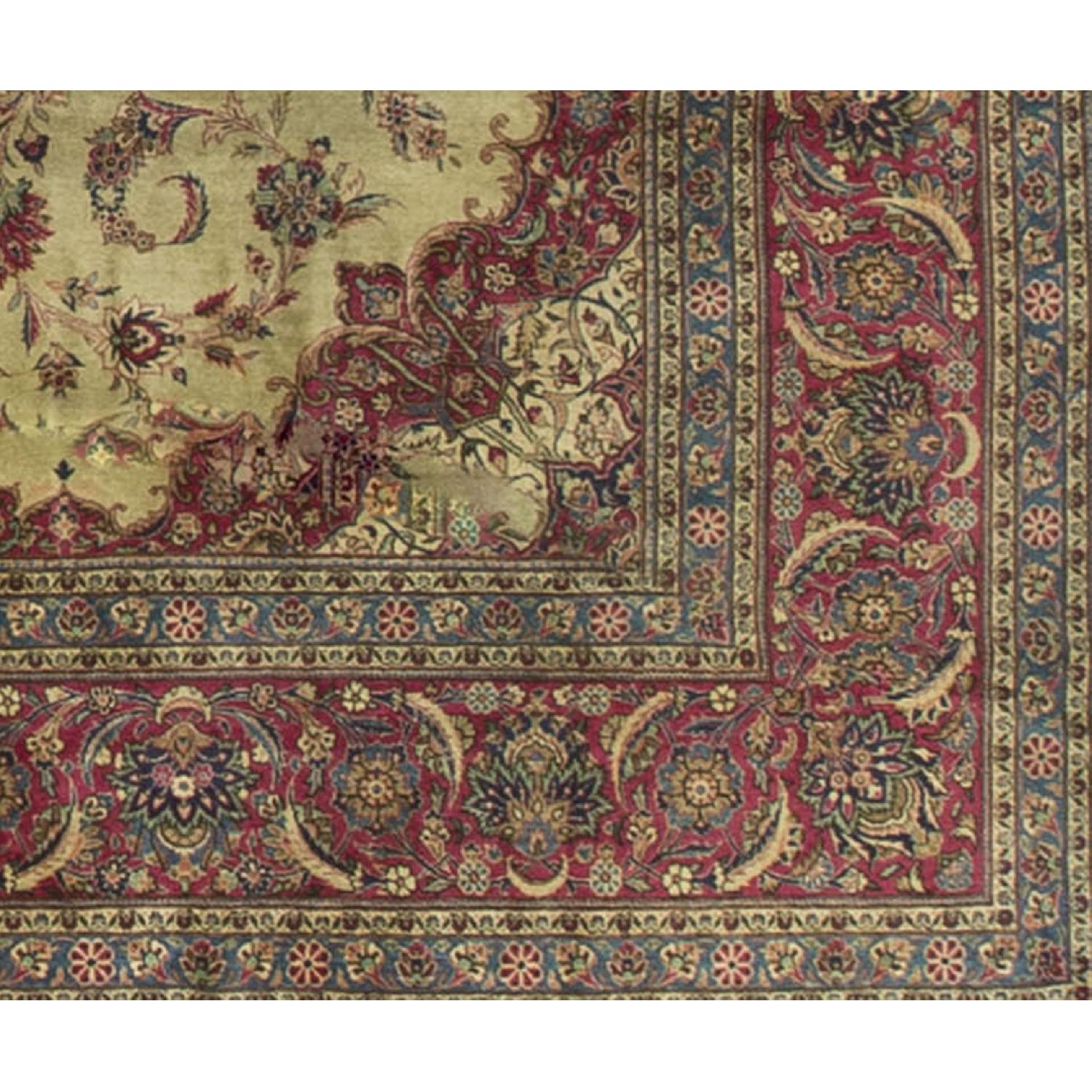 Antique Persian Kasha Rug in Multi - image-1