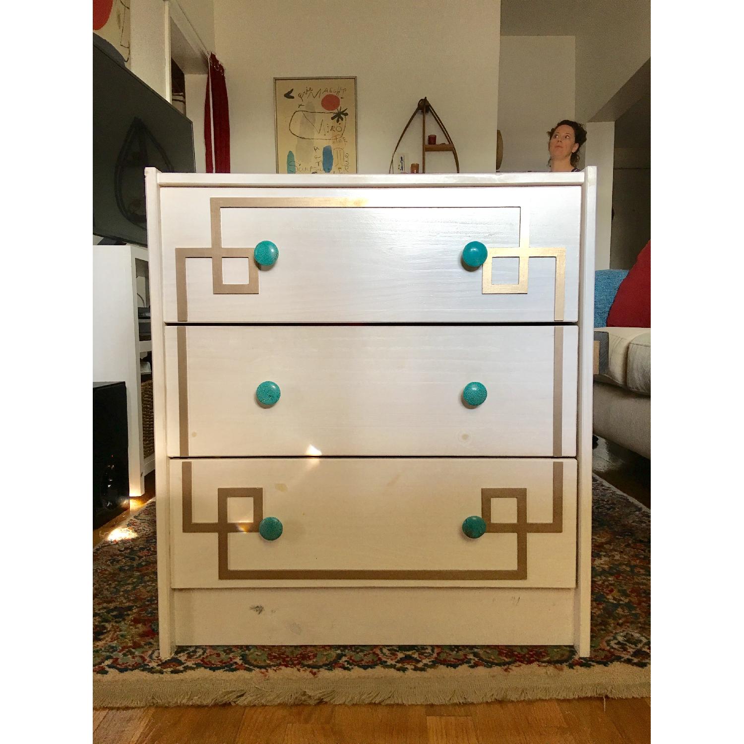 Ikea Hack White Pine Dresser - image-1
