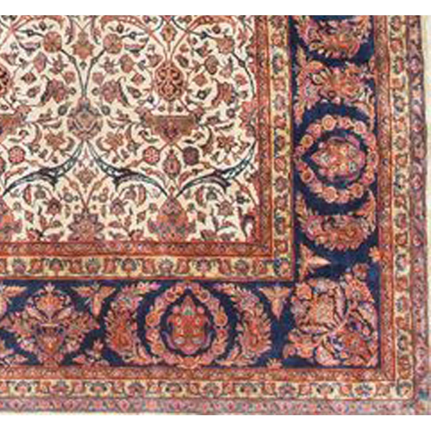 Antique Persian Kasha Rug in Multi - image-1