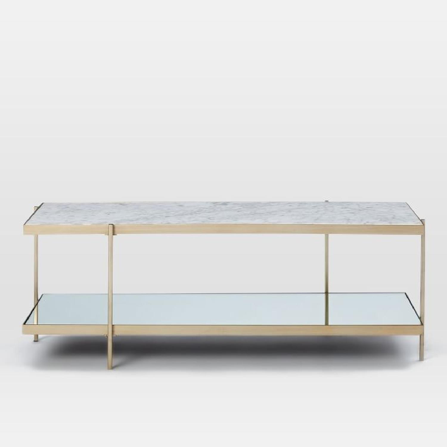 West Elm Avery Marble Coffee Table AptDeco
