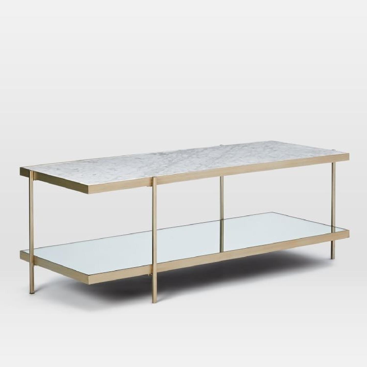 West Elm Avery Marble Coffee Table - image-3