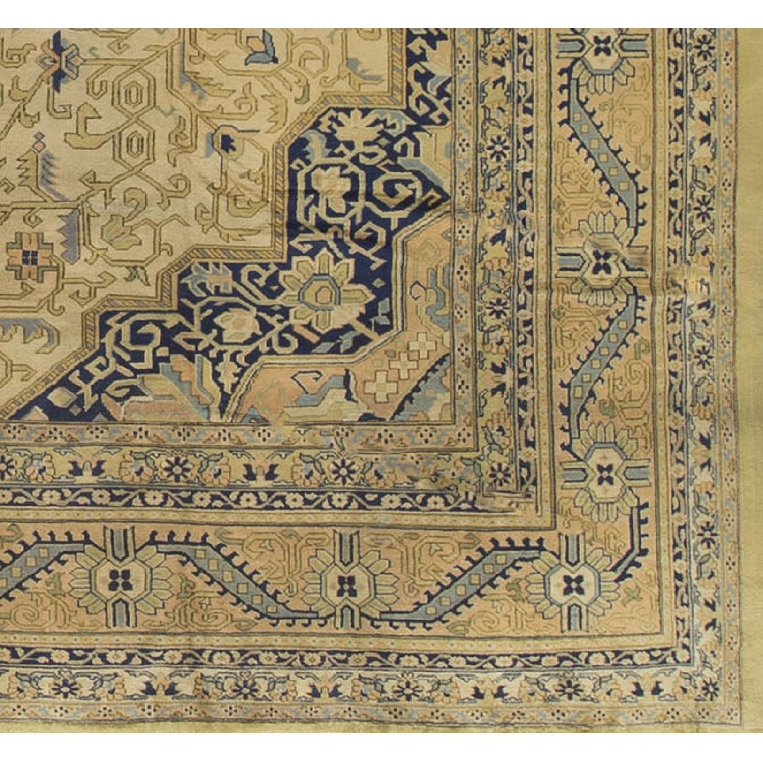 Antique Turkish Oush Palace Size Rug - image-1