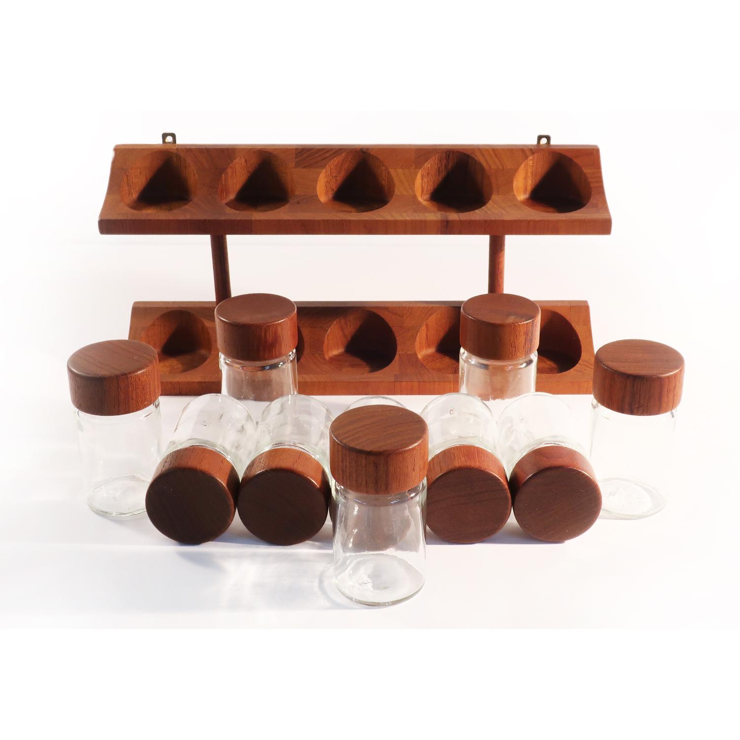 Digsmed Danish Modern Teak Spice Double Rack - image-2