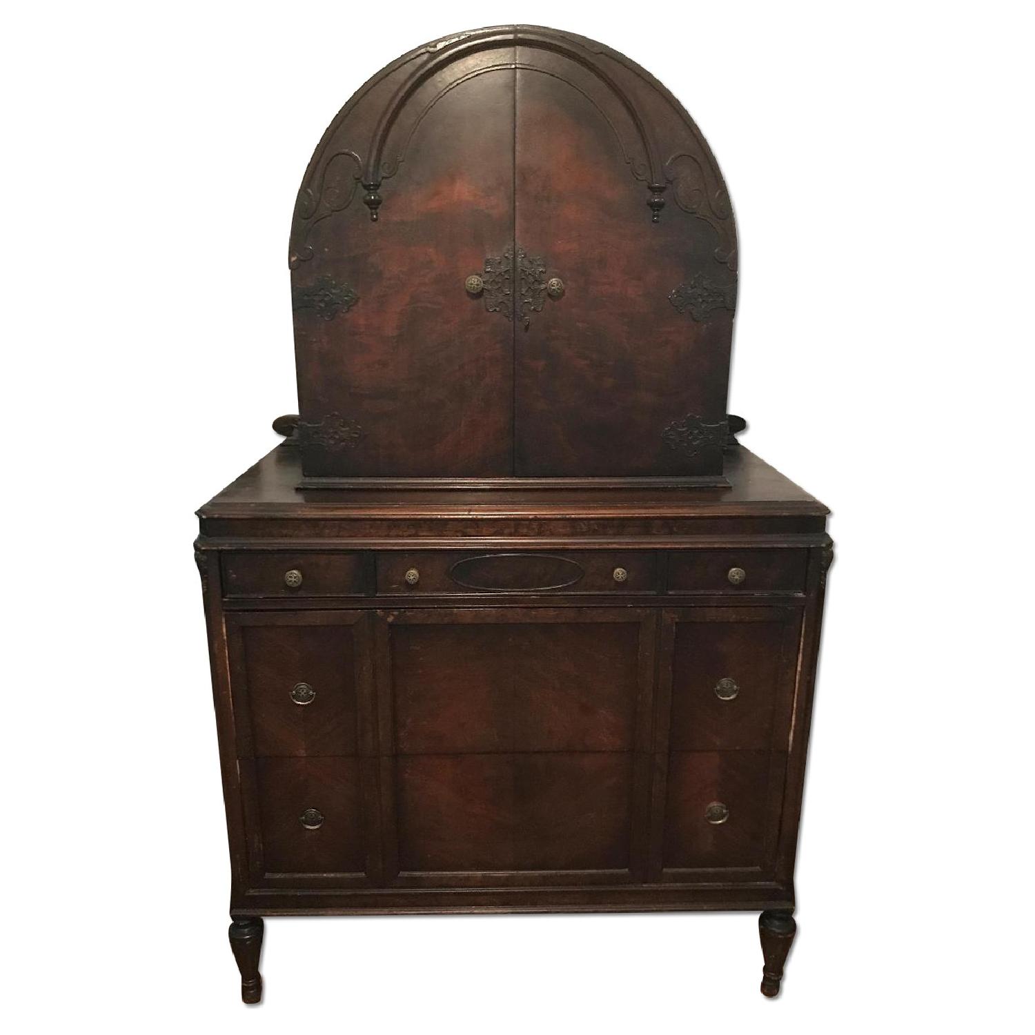Vintage Art Nouveau Dresser - image-0