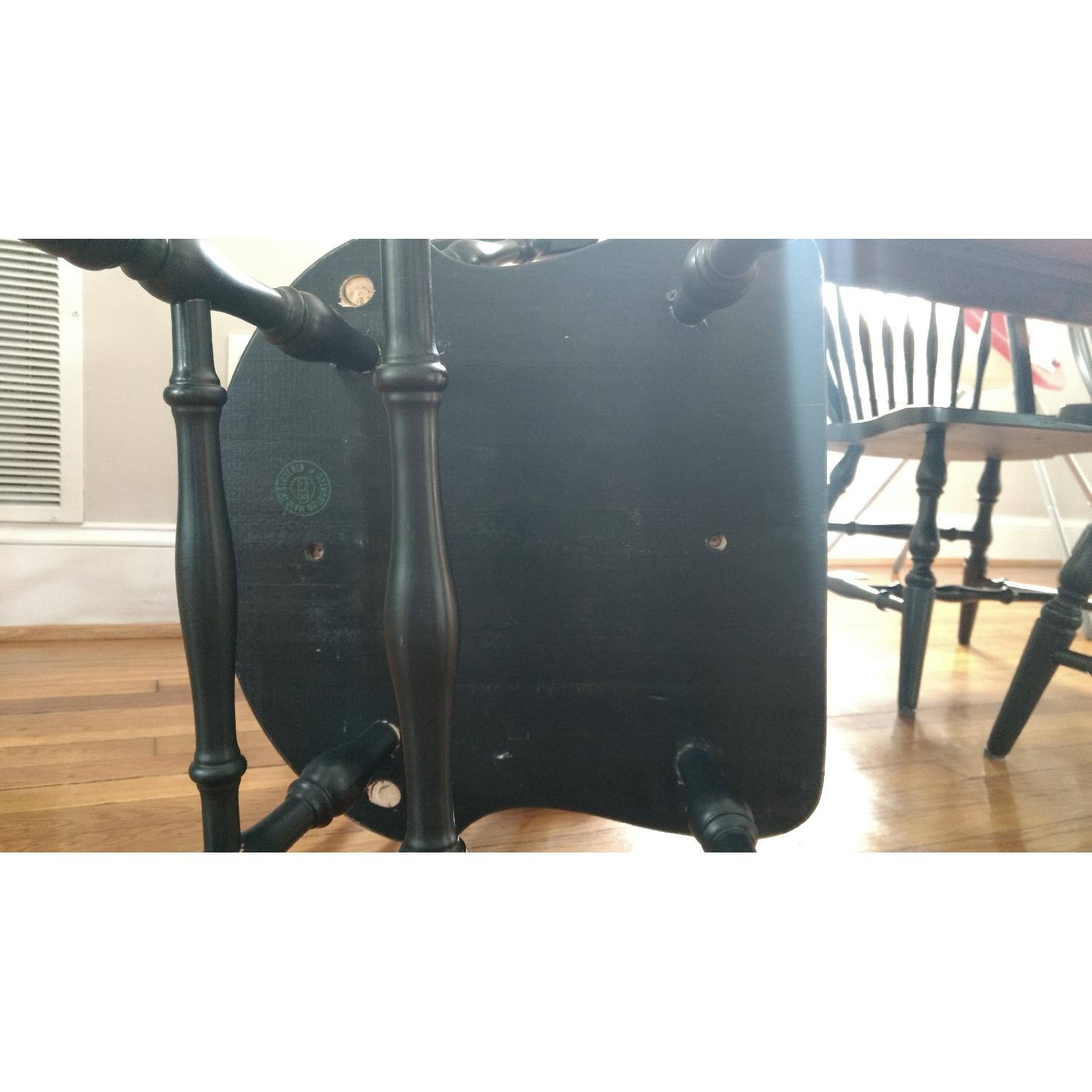 Restoration Hardware Painted Black Windsor Chairs - image-6
