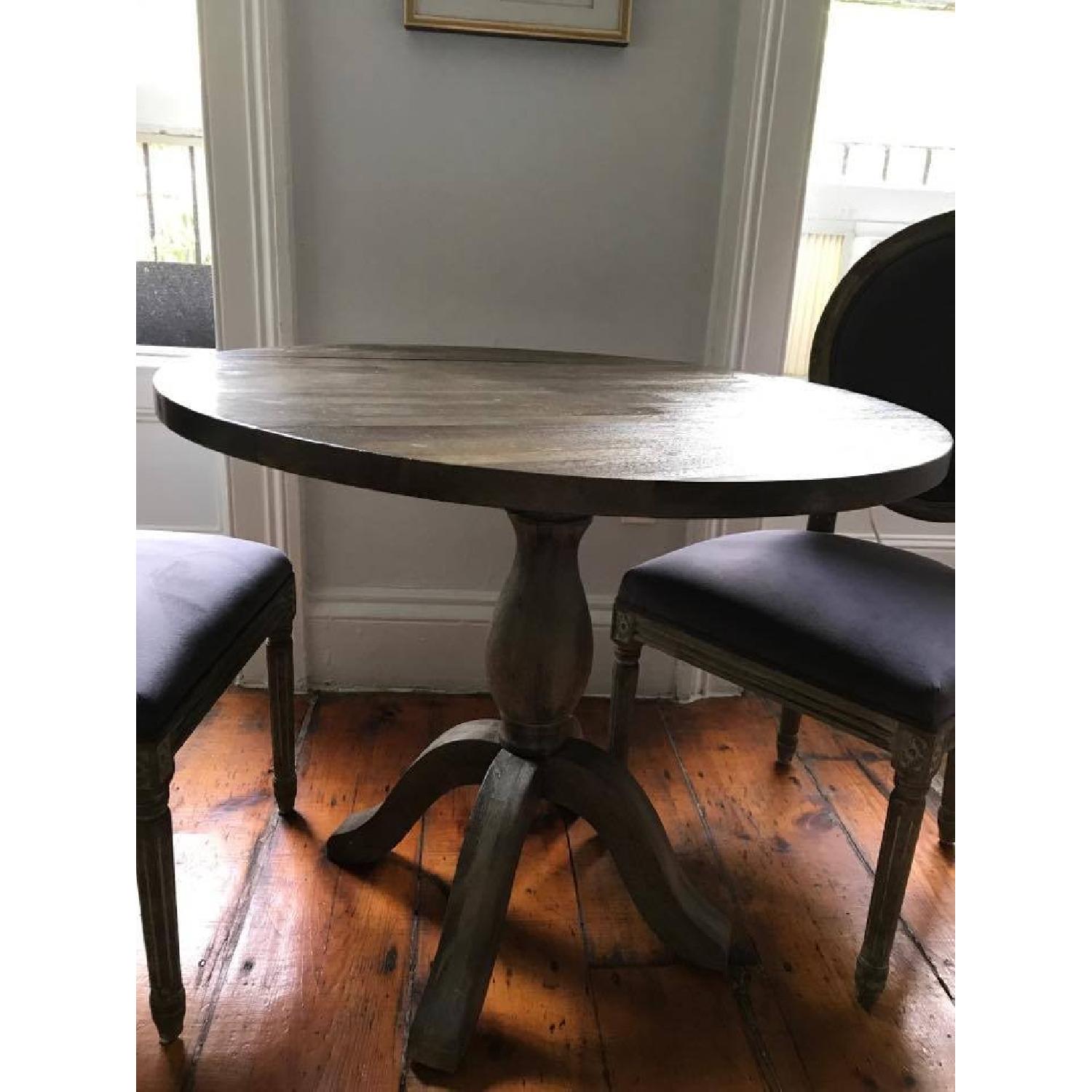 World Market Dining Table w/ 2 Chairs - image-2