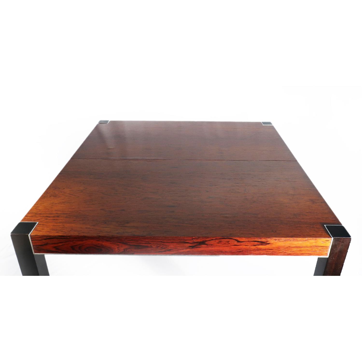 Rosewood & Chrome Table - image-3