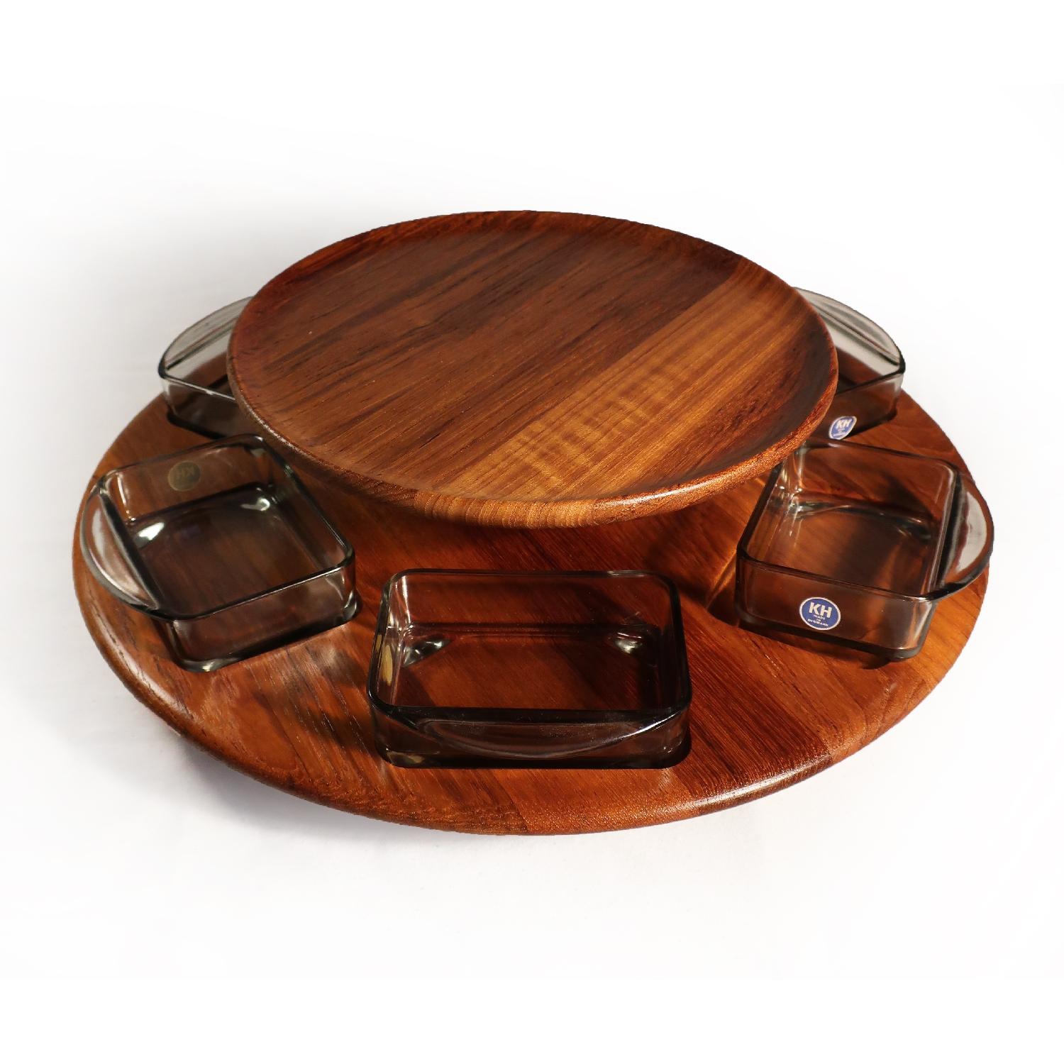 Digsmed Danish Modern Teak Lazy Susan - image-0