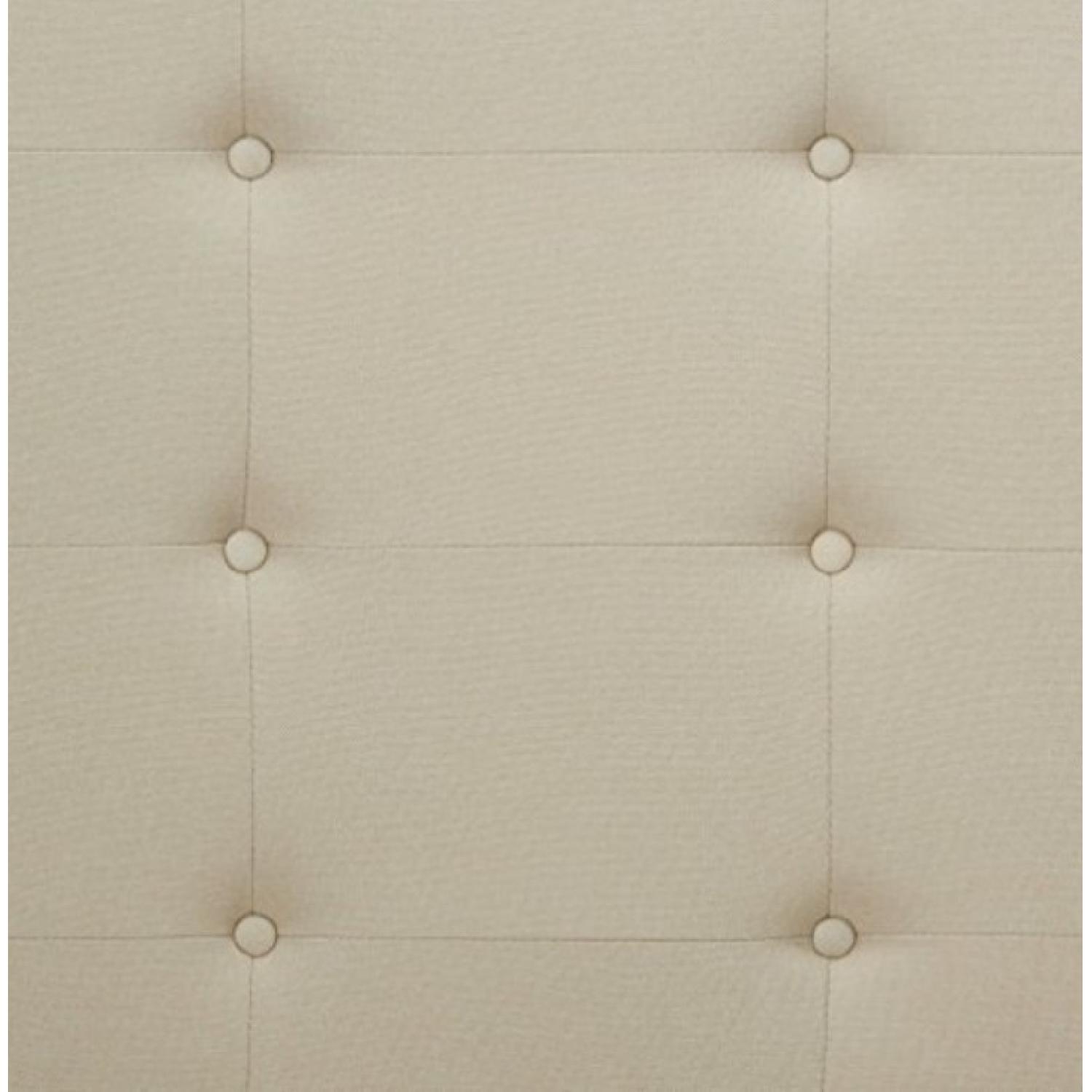 Tufted Upholstered Queen Size Bed Frame - image-2