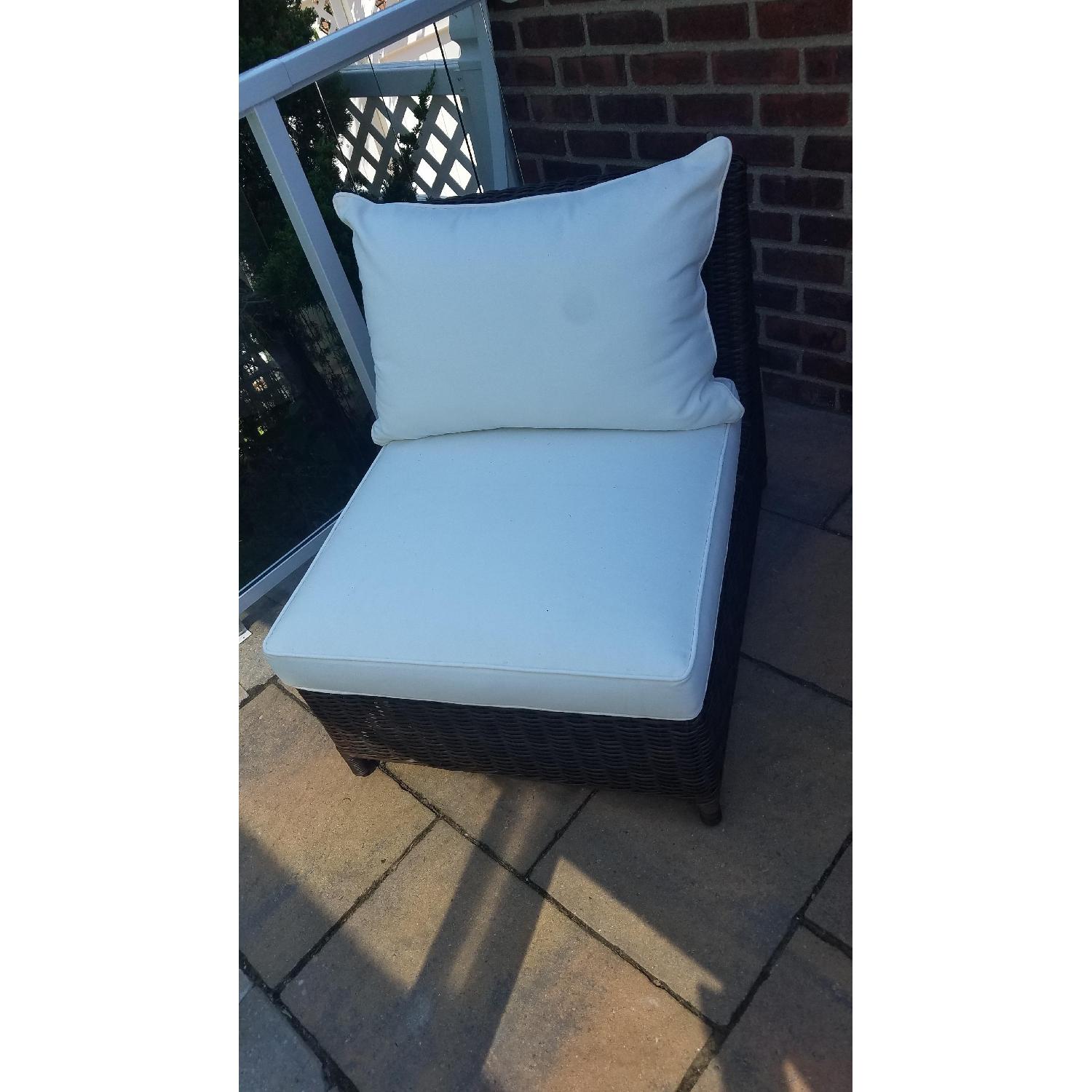 Pottery Barn Torey Ali Heather Wicked Armless Chair - image-1