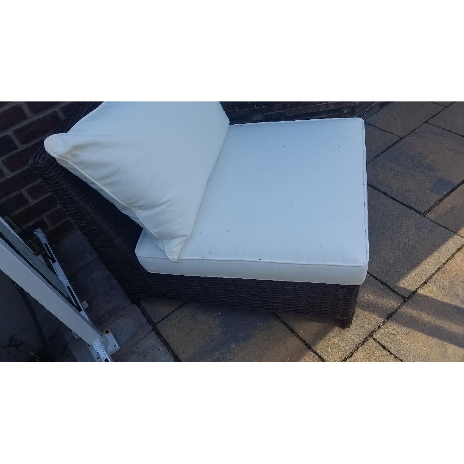 Pottery Barn Torey Ali Heather Wicked Armless Chair - image-3