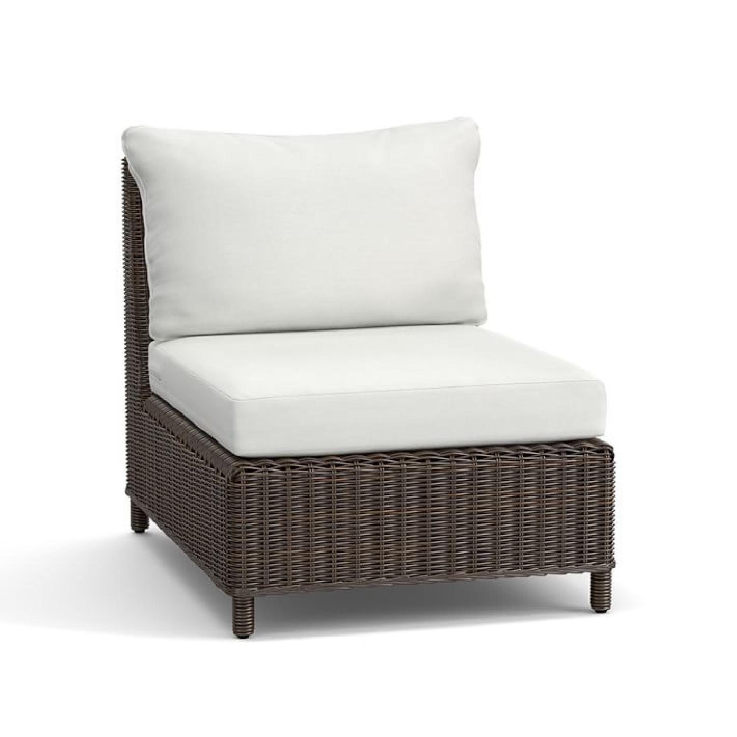 Pottery Barn Torey Ali Heather Wicked Armless Chair - image-0