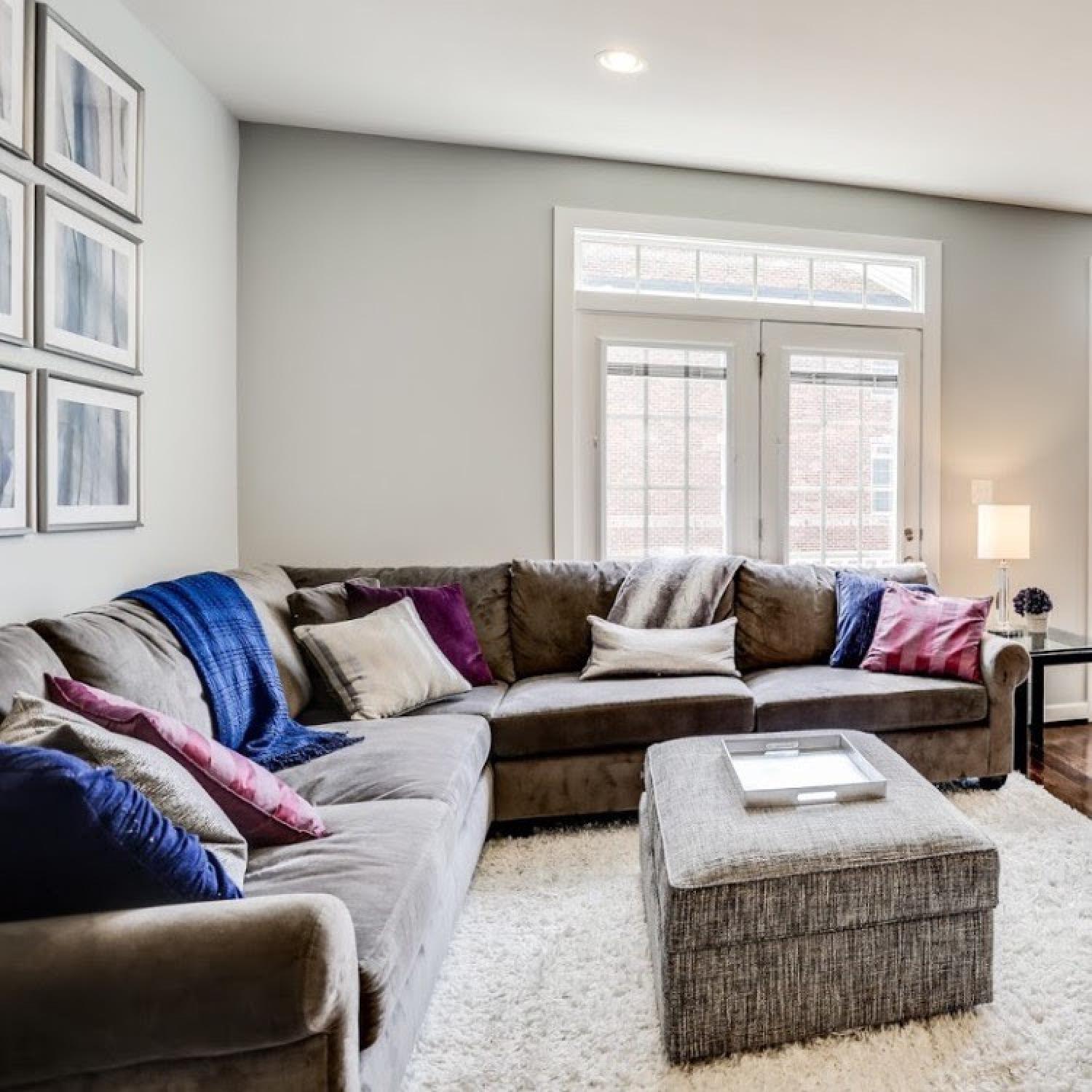 Arhaus Rockway Sectional Sofa & Storage Ottoman - image-1