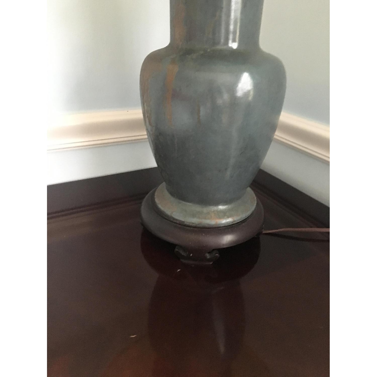 Blue Ceramic Table Lamp - image-2