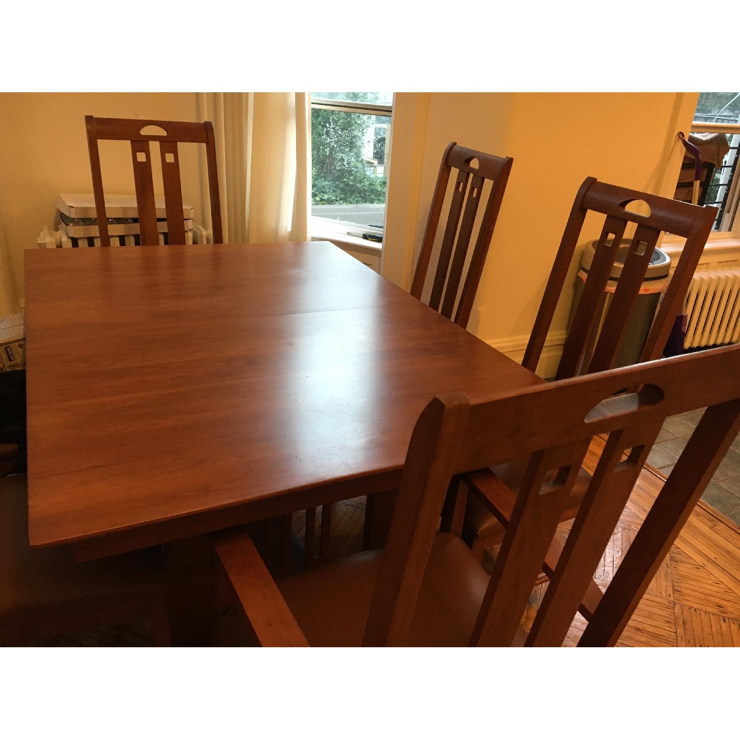 Custom Made Dining Room Table w/ 6 Chairs - image-3