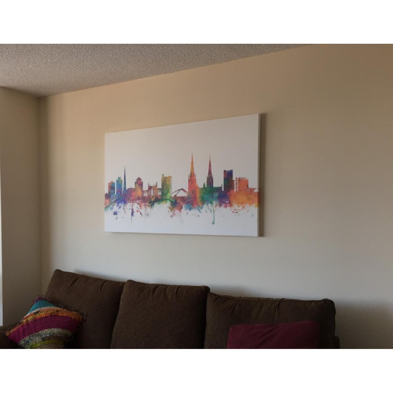 Trademark Fine Art Large Canvas of English Skyline - image-2