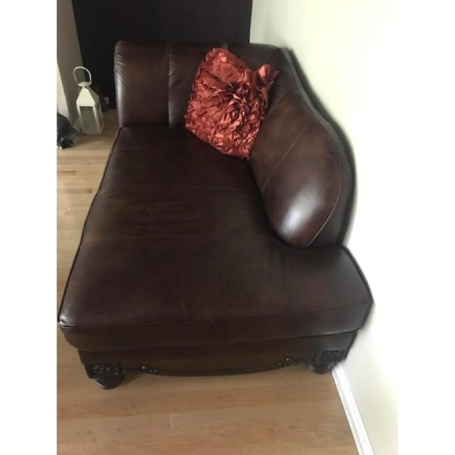 Ashley's North Shore Furniture Leather Chaise - image-2