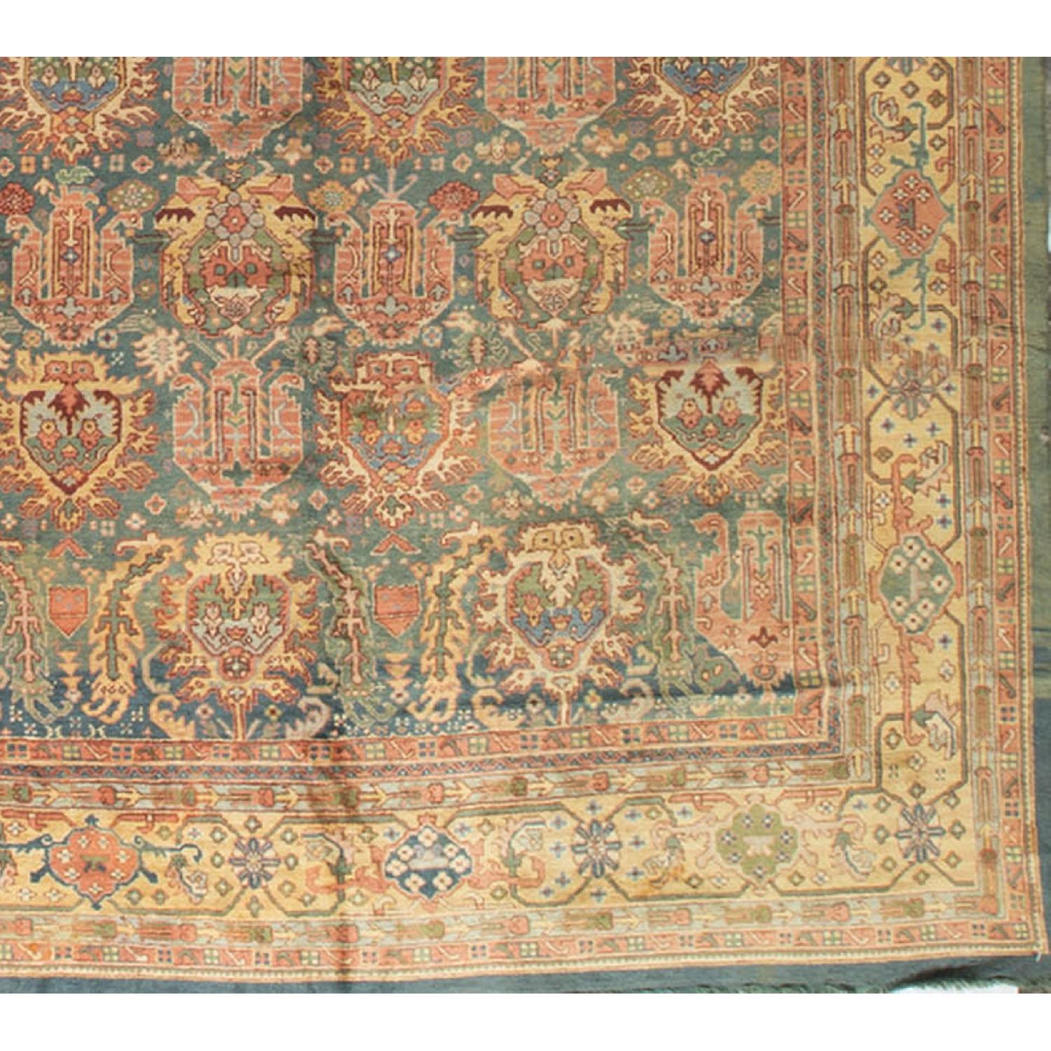 Antique Turkish Palace Size Rug - image-1