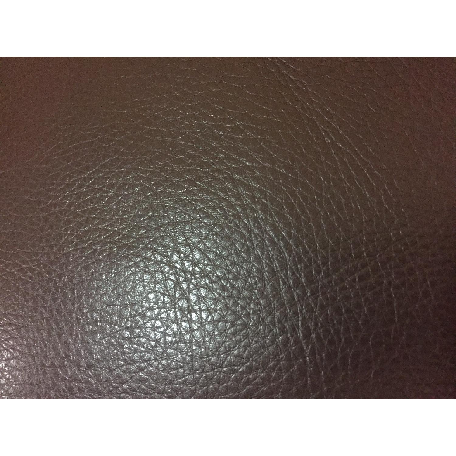 Raymour & Flanigan Natuzzi Italia Leather Reclining Sofa - image-5