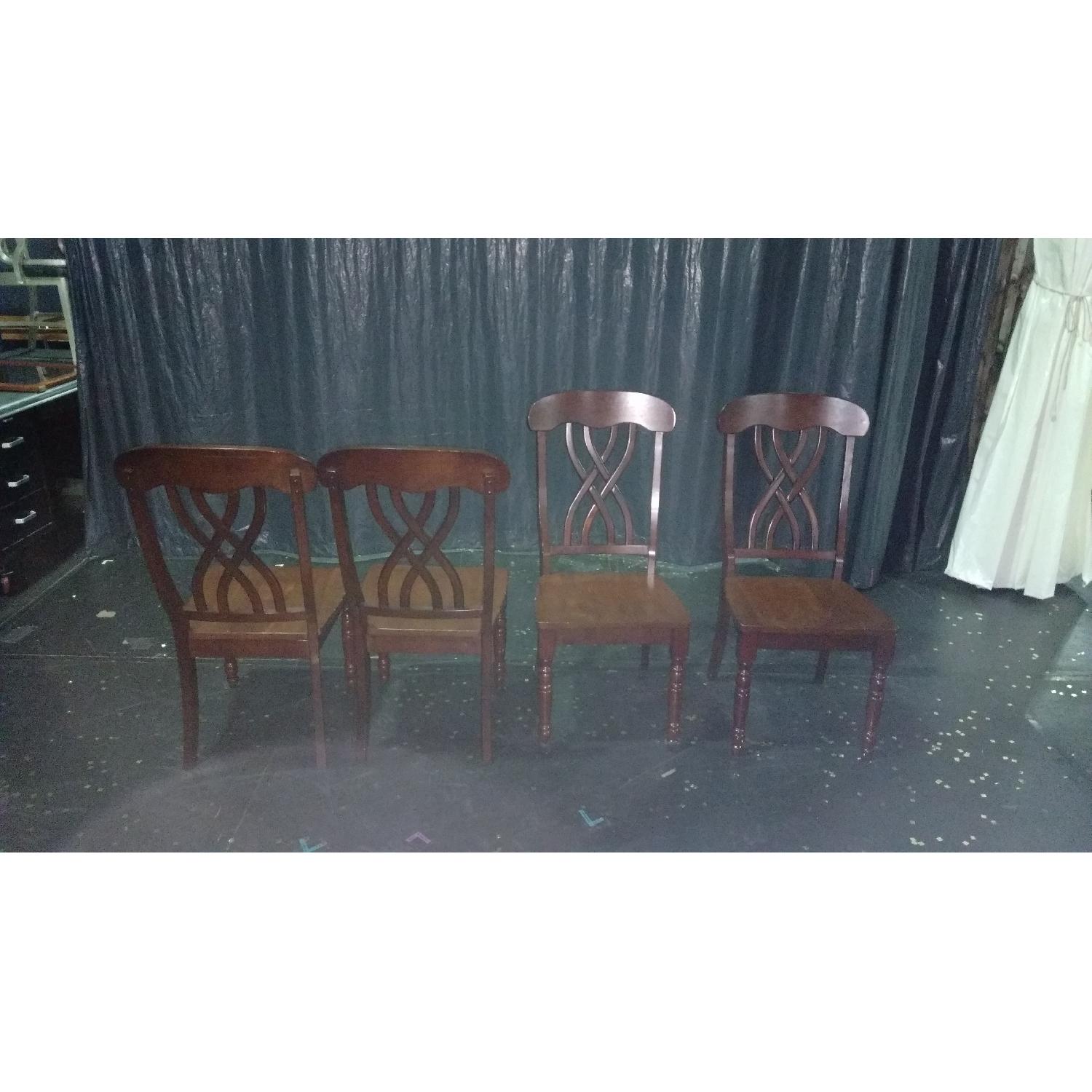 Wood Dining Room Table w/ 8 Chairs - image-1