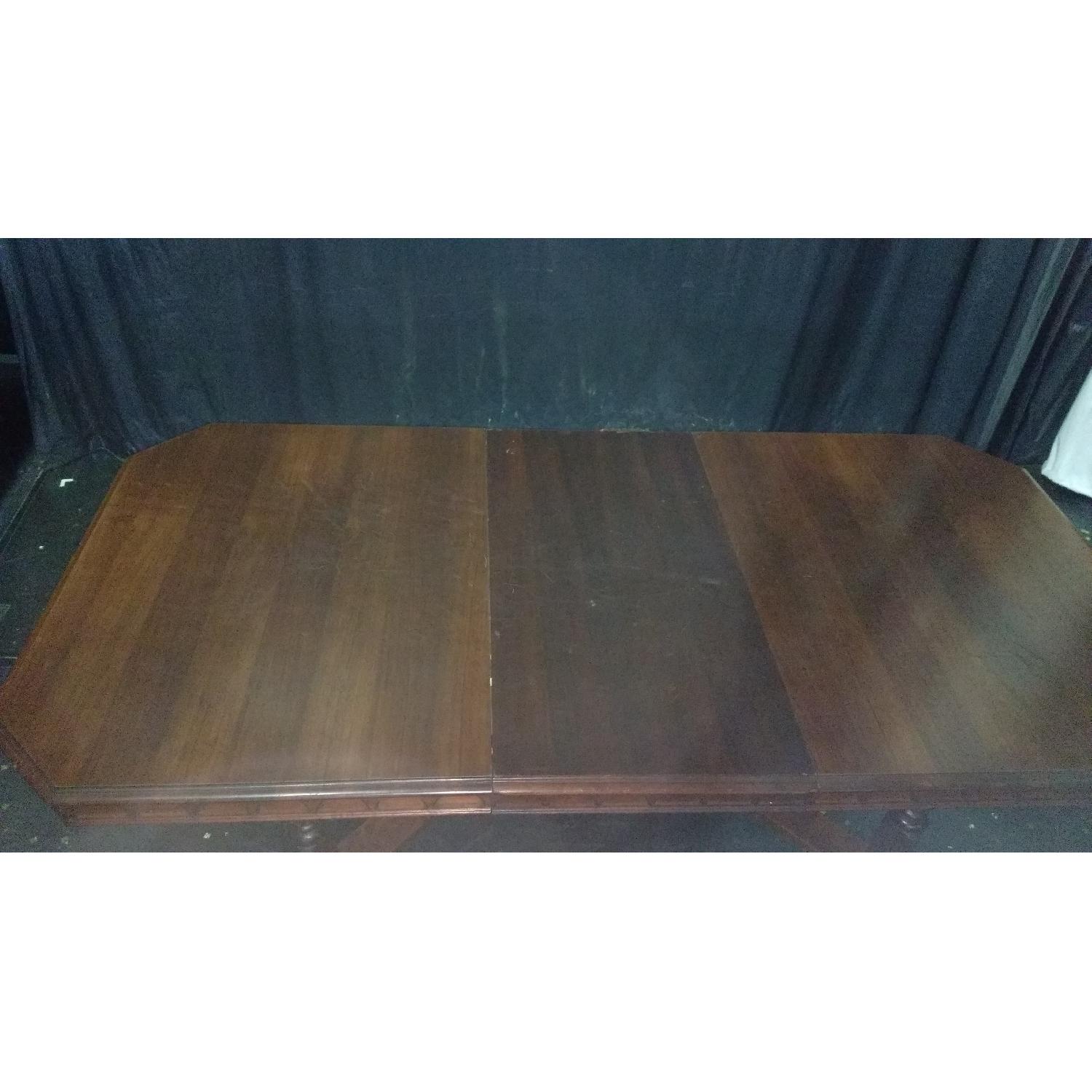 Wood Dining Room Table w/ 8 Chairs - image-2