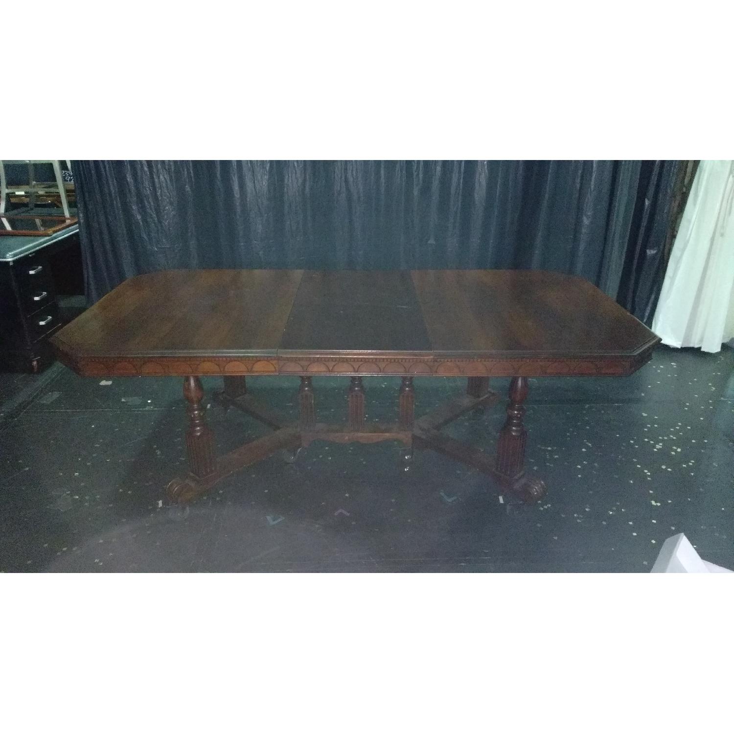Wood Dining Room Table w/ 8 Chairs - image-3