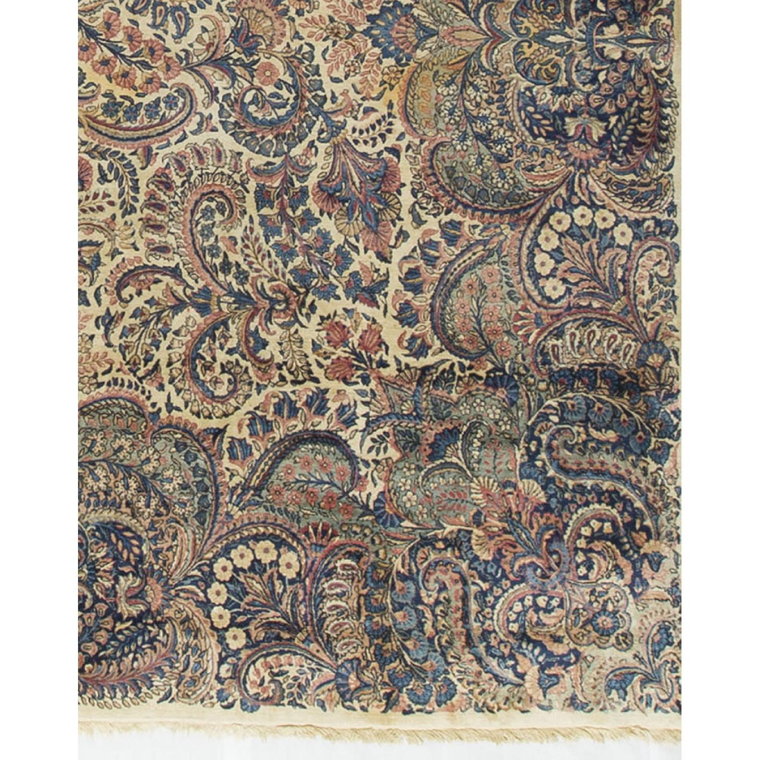 Antique Persian Kirma Rug - image-1