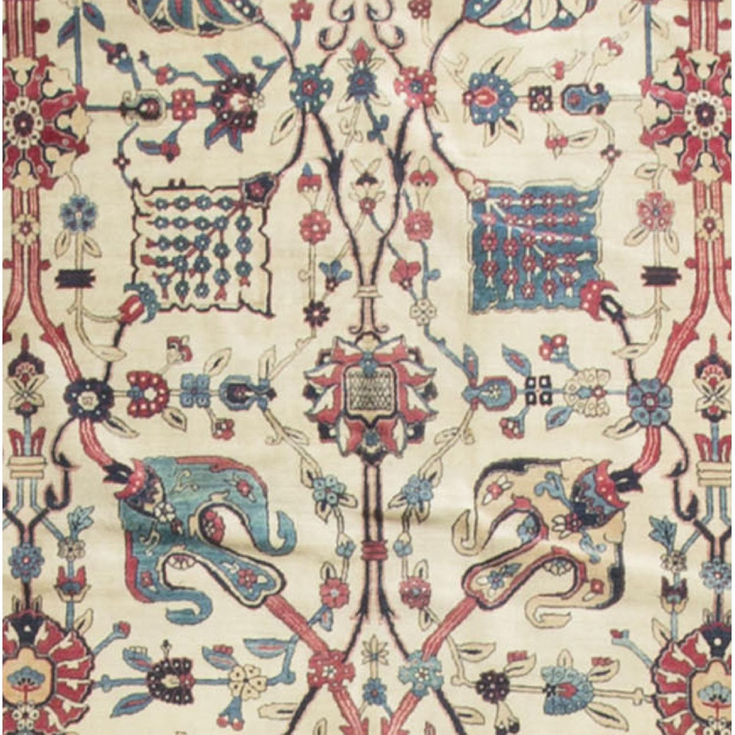 Antique Persian Lavar Rug - image-2