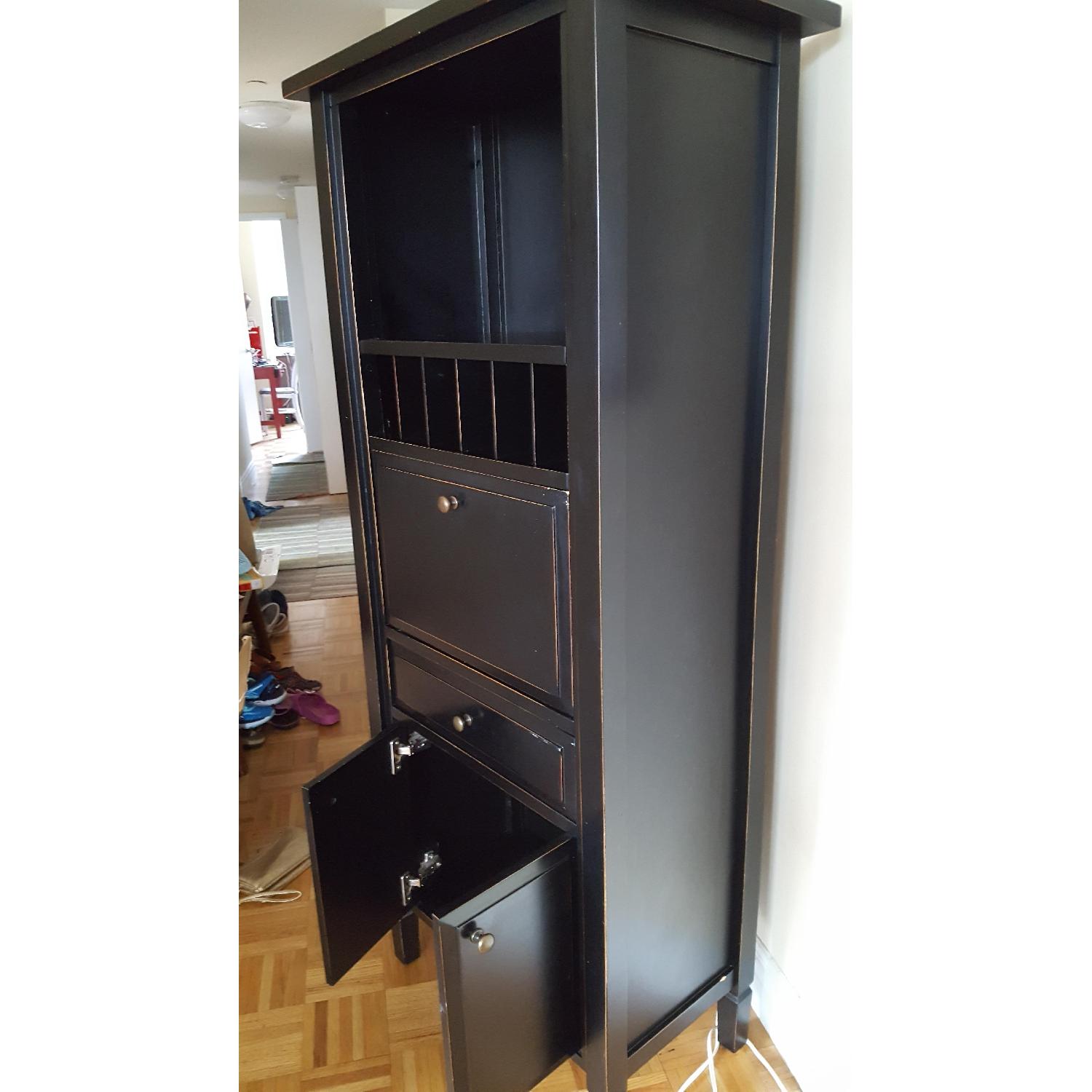 Crate & Barrel Secretary & Hutch - image-2