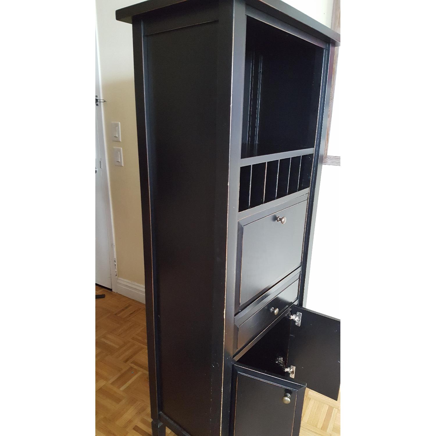 Crate & Barrel Secretary & Hutch - image-3