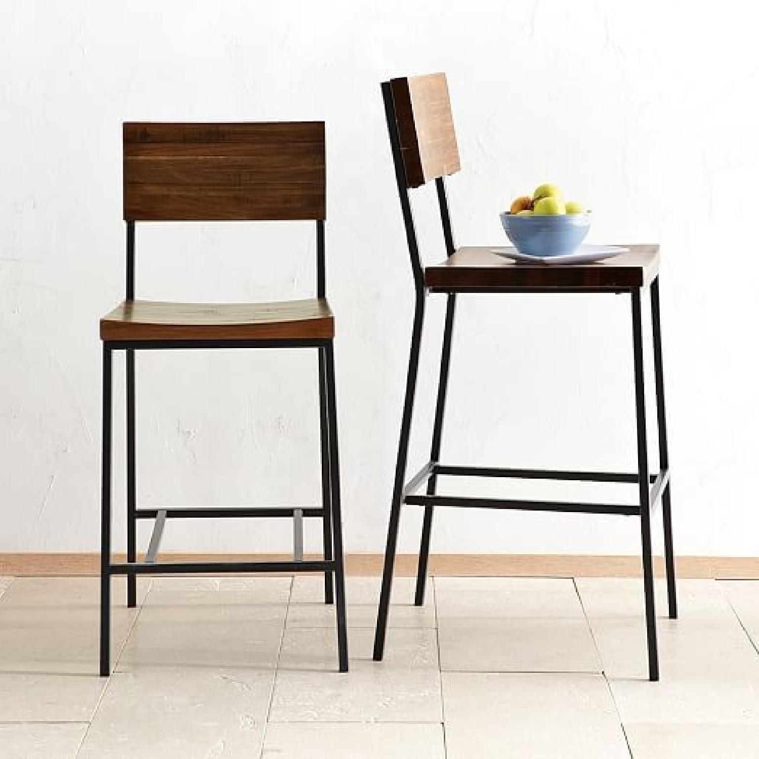 West Elm Rustic Counter Stools - image-3