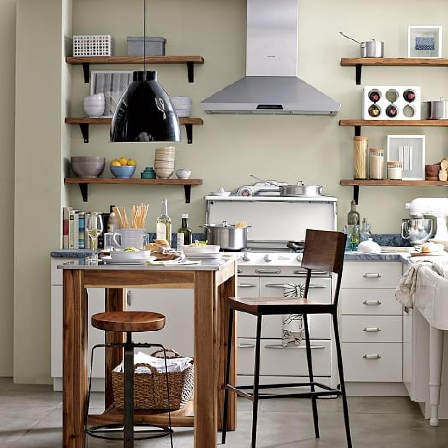 West Elm Rustic Counter Stools - image-4