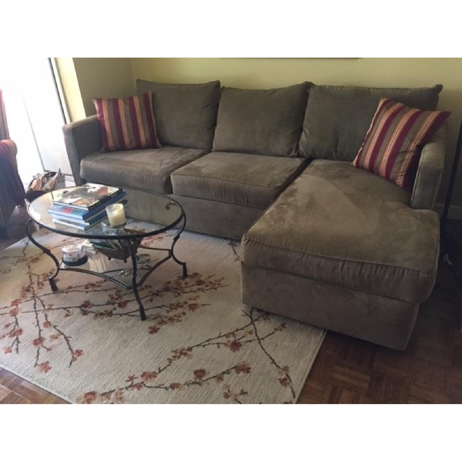 Klaussner 2 Piece Sectional Sleeper Sofa w/ Chaise - image-1