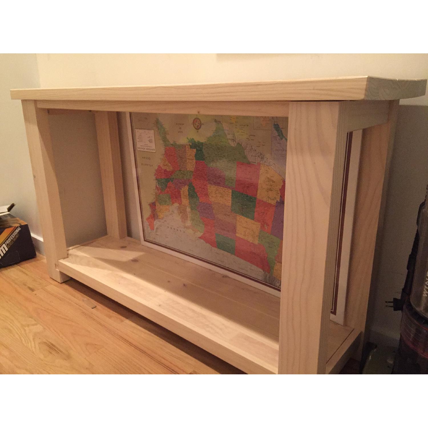 Ikea Blonde Wood Hallway Table - image-1