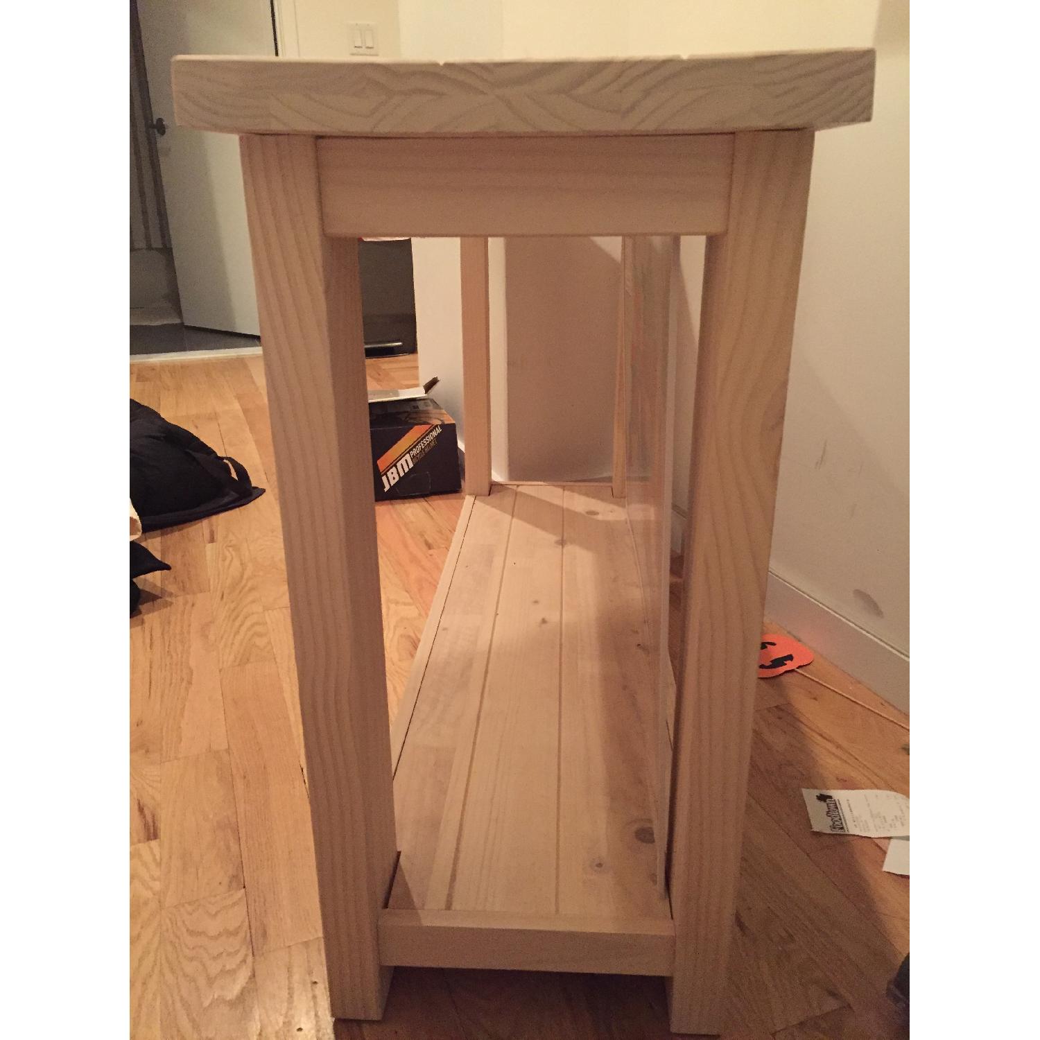 Ikea Blonde Wood Hallway Table - image-2