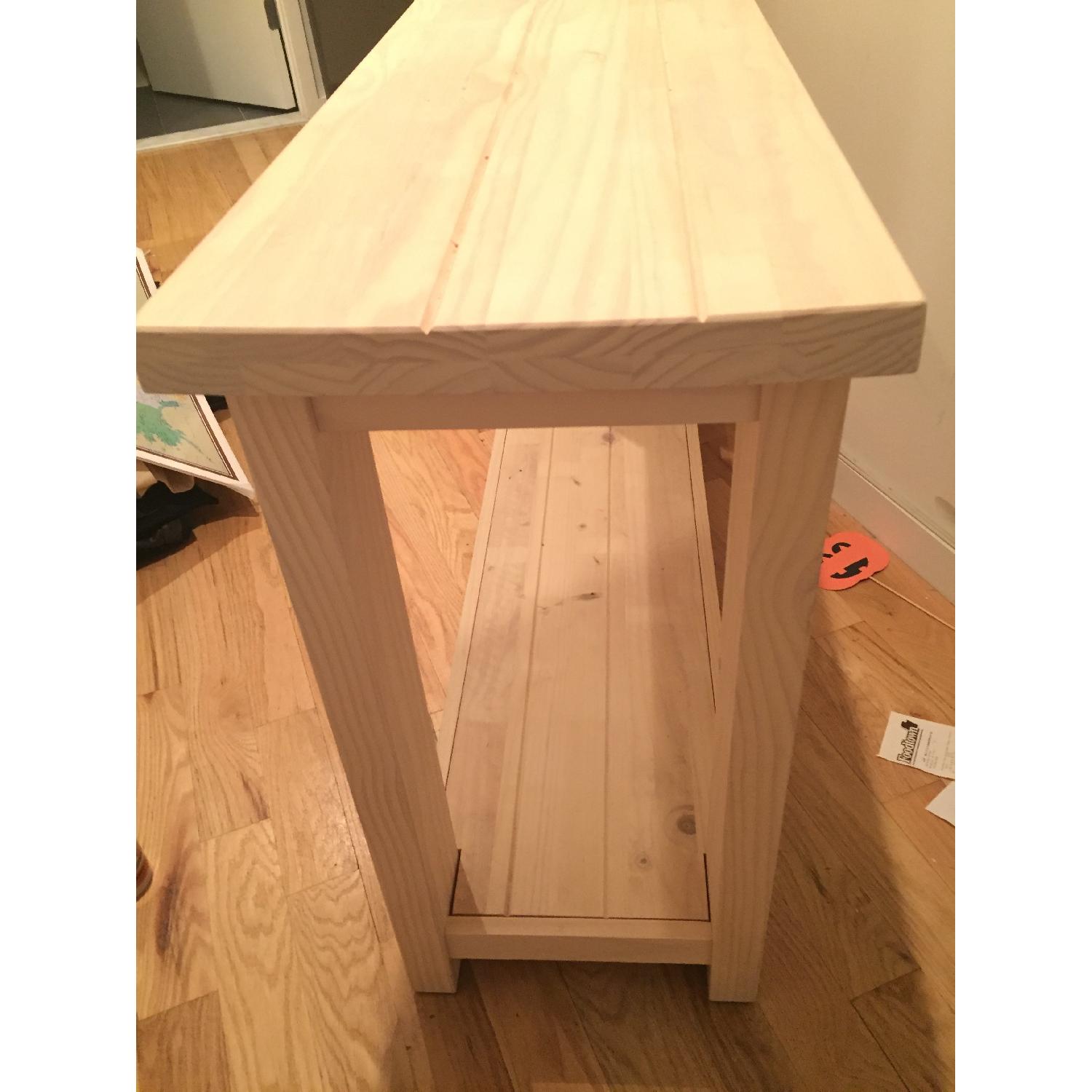 Ikea Blonde Wood Hallway Table - image-4