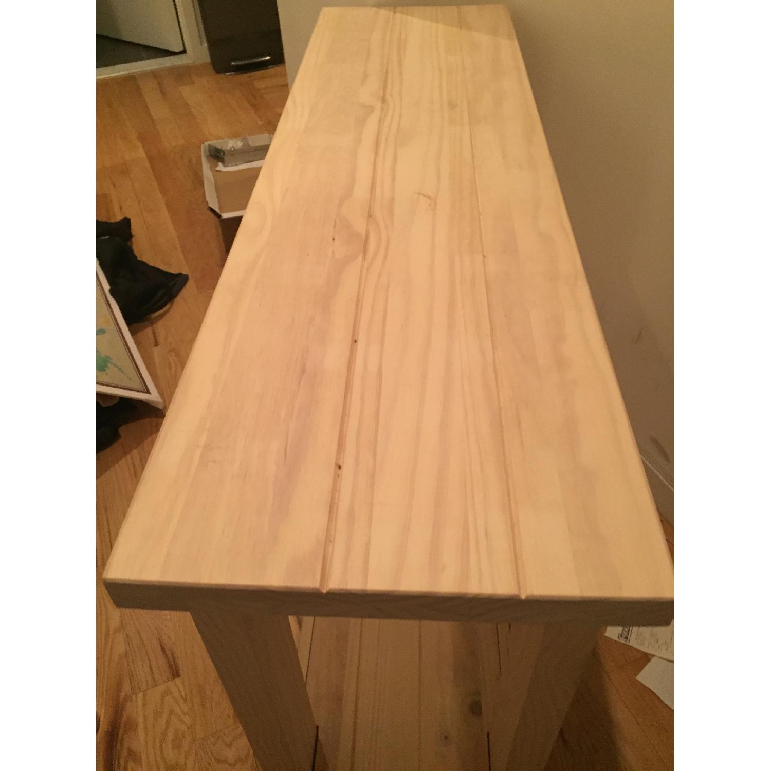 Ikea Blonde Wood Hallway Table - image-5