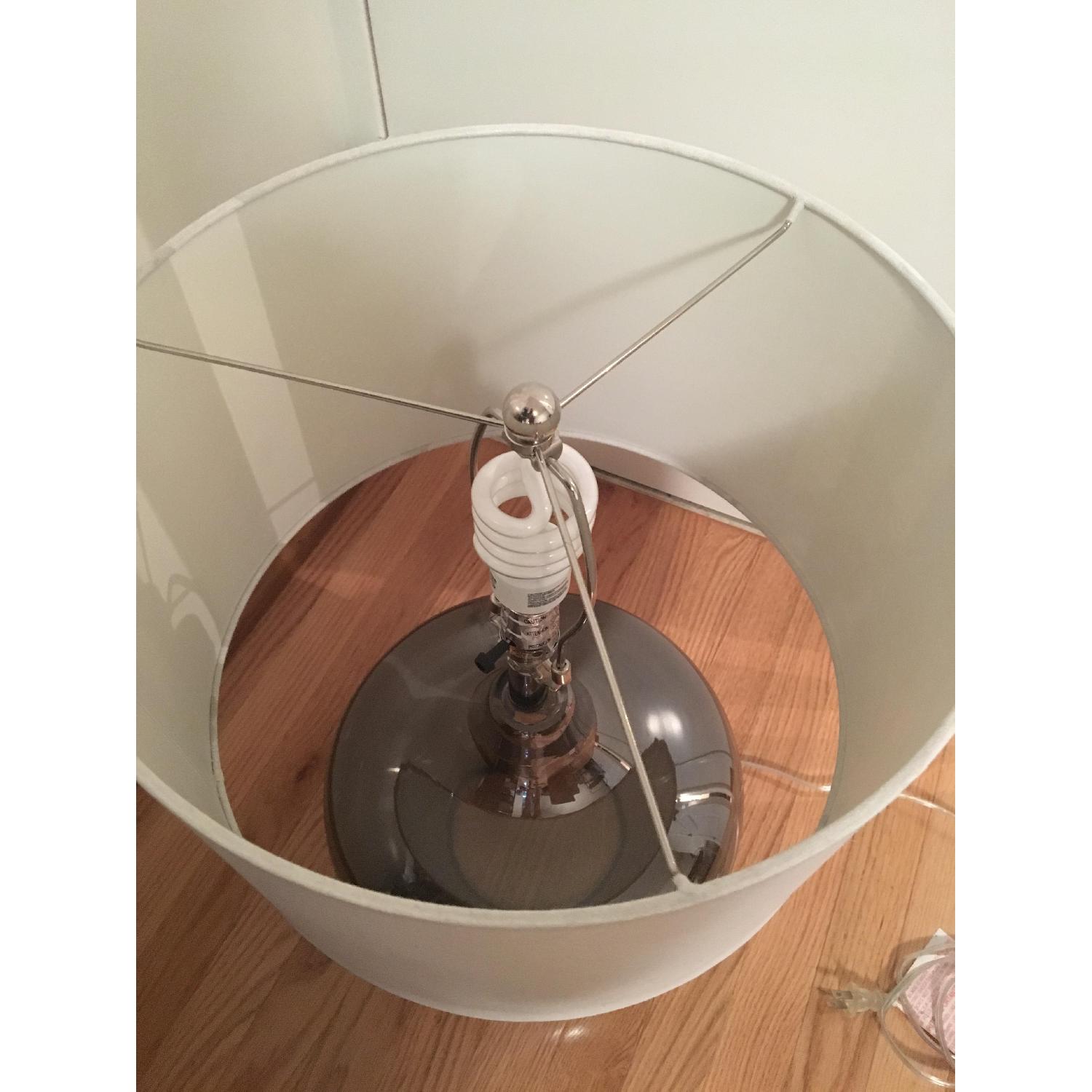Crate & Barrel Mirrored Table Lamp - image-2